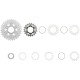 Shimano CS-R9200 sprocket unit, 17-19T for 11-34T Shimano CS-R9200 sprocket unit, 17-19T for 11-34T