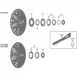 Shimano CS-LG600 spacer A Shimano CS-LG600 spacer A