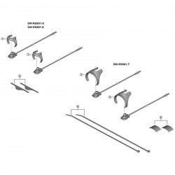 Shimano SW-RS801 rubber sheet, pack of 2 Shimano SW-RS801 rubber sheet, pack of 2