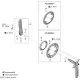 Shimano FC-RX820-1 left hand crank arm, 170 mm