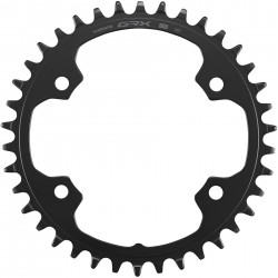 Shimano FC-RX610-1 GRX 12 speed single 1X chainring, 38T Shimano FC-RX610-1 GRX 12 speed single 1X chainring, 38T