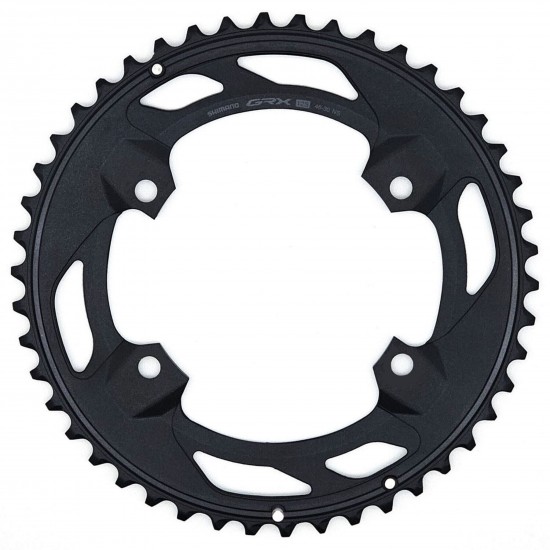 Shimano FC-RX610-2 GRX 12 speed double outer chainring 46T-NS, for 46-30T