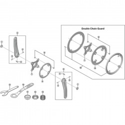 Shimano Clamp Bolt with Washer, M6 x 21 mm Shimano Clamp Bolt with Washer, M6 x 21 mm