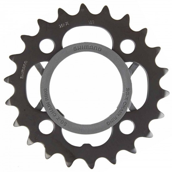 Shimano FC-M361 Acera 7/8 speed inner chainring and protector, 22T, black