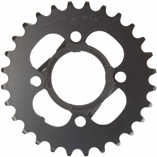 Shimano FC-M361 Acera 7/8 speed inner chainring and protector, 28T, black