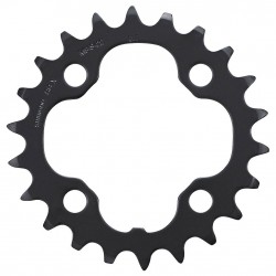Shimano FC-M590/FCT4060 9 speed triple inner chainring 22T, black Shimano FC-M590/FCT4060 9 speed triple inner chainring 22T, black