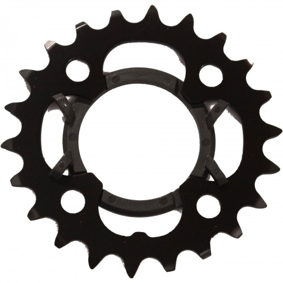 Shimano FC-M391 Acera 9 speed inner chainring, 22T, black with chain protector