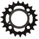 Shimano FC-M391 Acera 9 speed inner chainring, 22T, black with chain protector