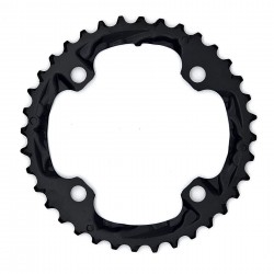 Shimano FC-T521 10 speed triple middle chainring 36T-AL, black Shimano FC-T521 10 speed triple middle chainring 36T-AL, black