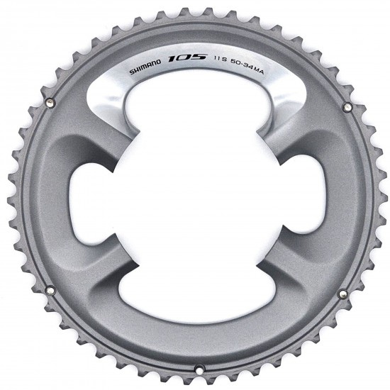 Shimano FC-5800 chainring 50T-MA for 50-34T, silver