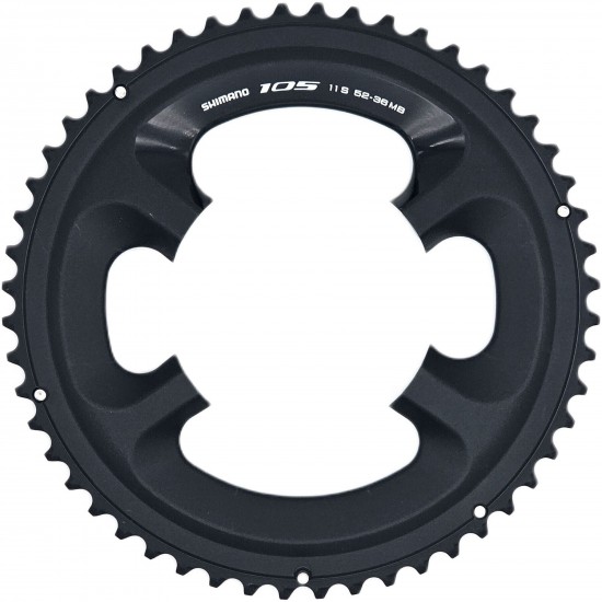 Shimano FC-5800 105 11 speed outer chainring  52T-MB, for 52/36T, black