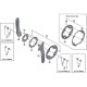 Shimano FC-M4000 Alivio 9 speed triple inner chainring 22T + chain protector