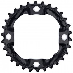 Shimano FC-M4000 Alivio 9 speed triple middle chainring, 30T Shimano FC-M4000 Alivio 9 speed triple middle chainring, 30T
