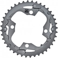 Shimano FC-M4000 Alivio 9 speed triple outer chainring, 40T Shimano FC-M4000 Alivio 9 speed triple outer chainring, 40T