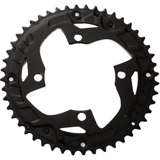 Shimano FC-T4060 Alivio 9 speed triple outer chainring for c/guard, 48T, black