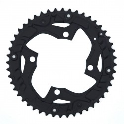 Shimano FC-T4060 Alivio 9 speed triple outer chainring for c/guard, 48T, black Shimano FC-T4060 Alivio 9 speed triple outer chainring for c/guard, 48T, black