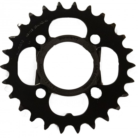 Shimano FC-T4010 Alivio 9 speed triple inner chainring, 26T with chain protector