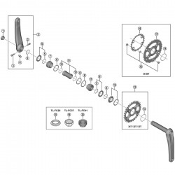 Shimano FC-M9020-B1 Spacer and Ring Shimano FC-M9020-B1 Spacer and Ring