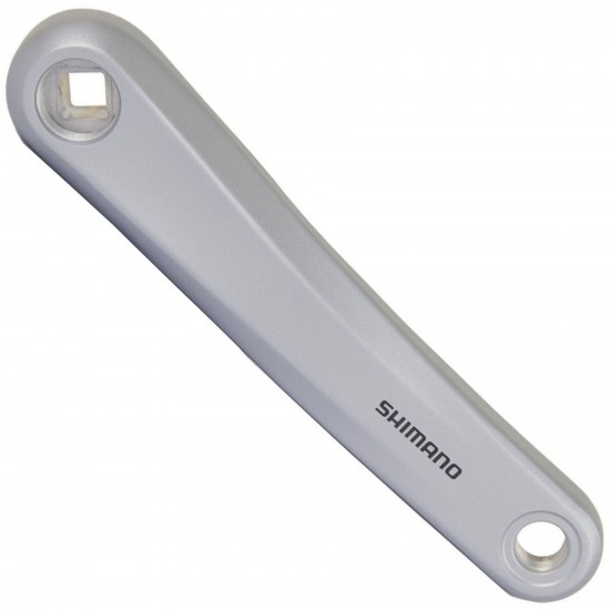 Shimano FC-TX801 left hand crank arm, 175 mm, silver Shimano FC-TX801 left hand crank arm, 175 mm, silver