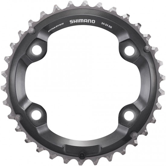 Shimano FC-M8000 XT 11 speed double outer chainring 34T-BB for 34-24T