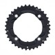 Shimano FC-M617 Deore 10 speed double outer chainring, 36T-AY