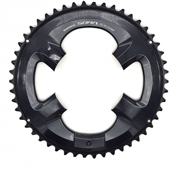 Shimano FC-R3000 Sora 9 speed double outer chainring 50T-MP for 50-34T