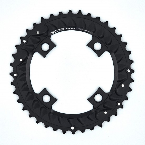Shimano FC-M6000 Deore 10 speed triple outer chainring 40T-AN, black