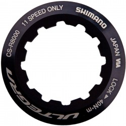 Shimano CS-R8000 lock ring and spacer Shimano CS-R8000 lock ring and spacer