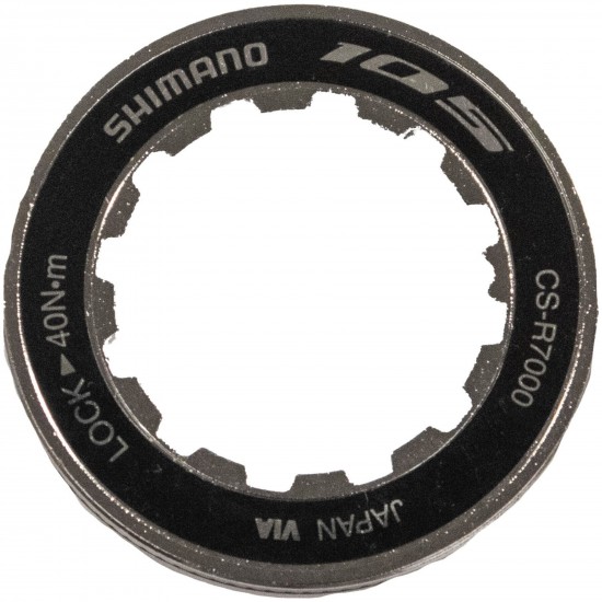 Shimano CS-R7000 lock ring and spacer Shimano CS-R7000 lock ring and spacer