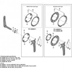 Shimano FC-M9100 wave washer Shimano FC-M9100 wave washer