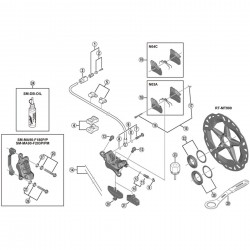 Shimano BR-M9120 Banjo bolt and O-ring Shimano BR-M9120 Banjo bolt and O-ring