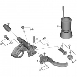 Shimano BL-M9100 cover Shimano BL-M9100 cover