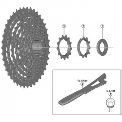 Shimano CS-HG81-10 sprocket wheel 11T built in spacer type Shimano CS-HG81-10 sprocket wheel 11T built in spacer type
