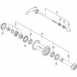 Shimano HB-6800 left hand dust cover