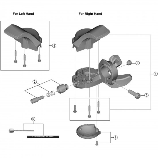 Shimano SL-R2000 right hand indicator unit