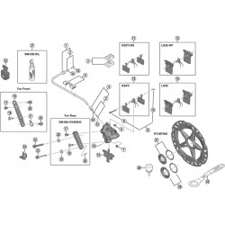 Shimano BR-R9270 caliper fixing bolt, 20 mm Shimano BR-R9270 caliper fixing bolt, 20 mm