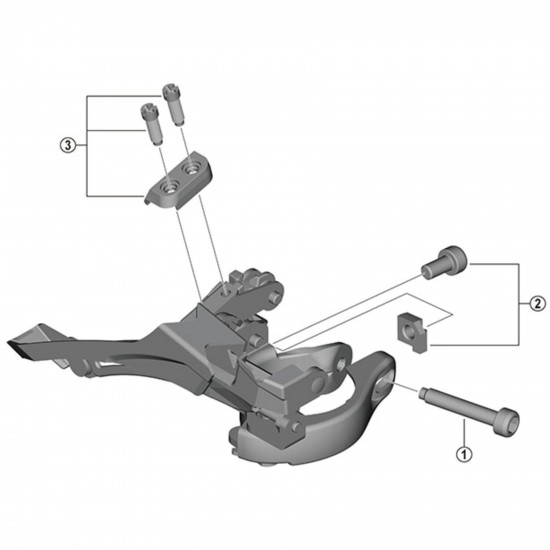Shimano FD-TY600 clamp screw, M5 x 29 mm Shimano FD-TY600 clamp screw, M5 x 29 mm