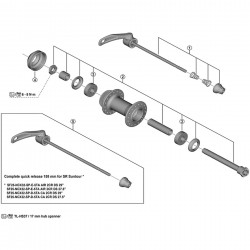 Shimano FH-QC300 rotor mount cover