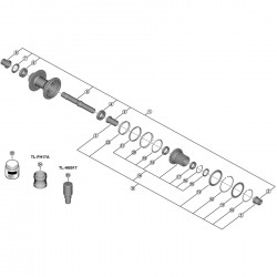 Shimano HB-M8210-B sealed cartridge bearing, 17x30x7 mm Shimano HB-M8210-B sealed cartridge bearing, 17x30x7 mm