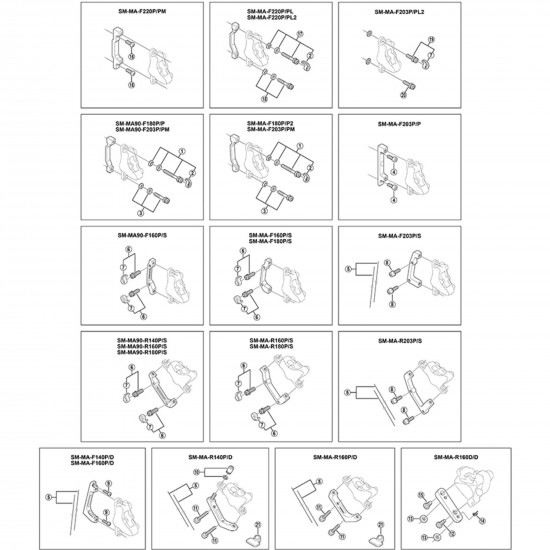 Shimano SM-MA180PP2 snap ring Shimano SM-MA180PP2 snap ring