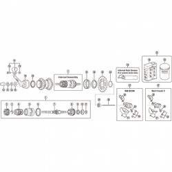 Shimano SG-3C41DX brake arm unit Shimano SG-3C41DX brake arm unit