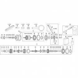 Shimano SG-S700 internal assembly, 187 mm Shimano SG-S700 internal assembly, 187 mm