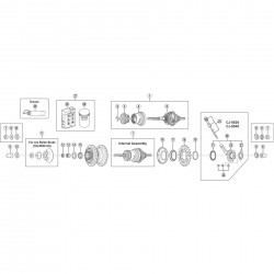 Shimano SG-5R35 left hand dust cap unit