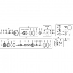 Shimano SG-S505 Internal assembly