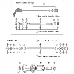 Shimano FH-RM30 complete freewheel body, 7-speed