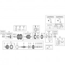 Shimano SG-C6001-8R8V Internal assembly, 184 mm