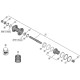 Shimano FH-M7130-B complete hub axle, 157 mm