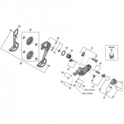 Shimano RD-M8130-SGS P-cover and cap Shimano RD-M8130-SGS P-cover and cap