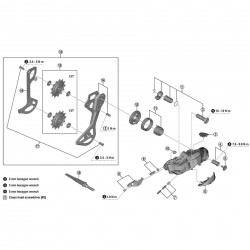 Shimano RD-M8250 battery holder