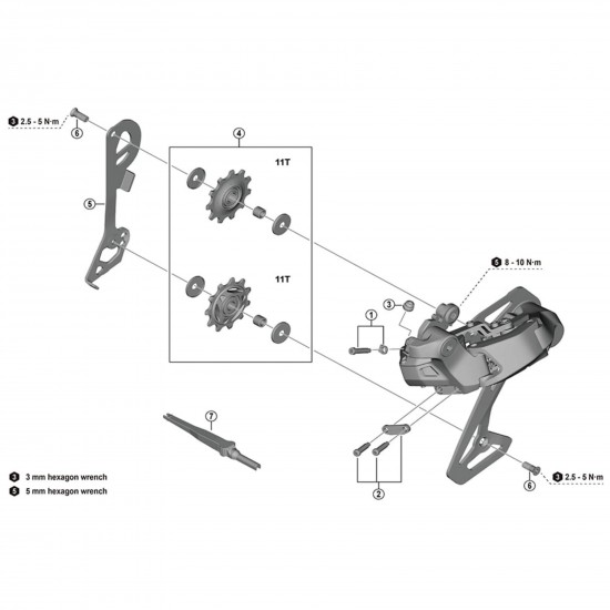 Shimano RD-U8050 boot